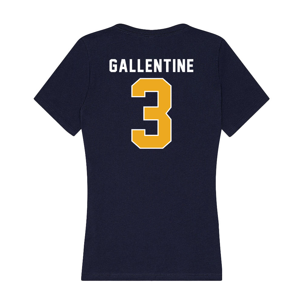 UTC - NCAA Women's Volleyball : Paige Gallentine - Women's V-Neck T-Shirt-1