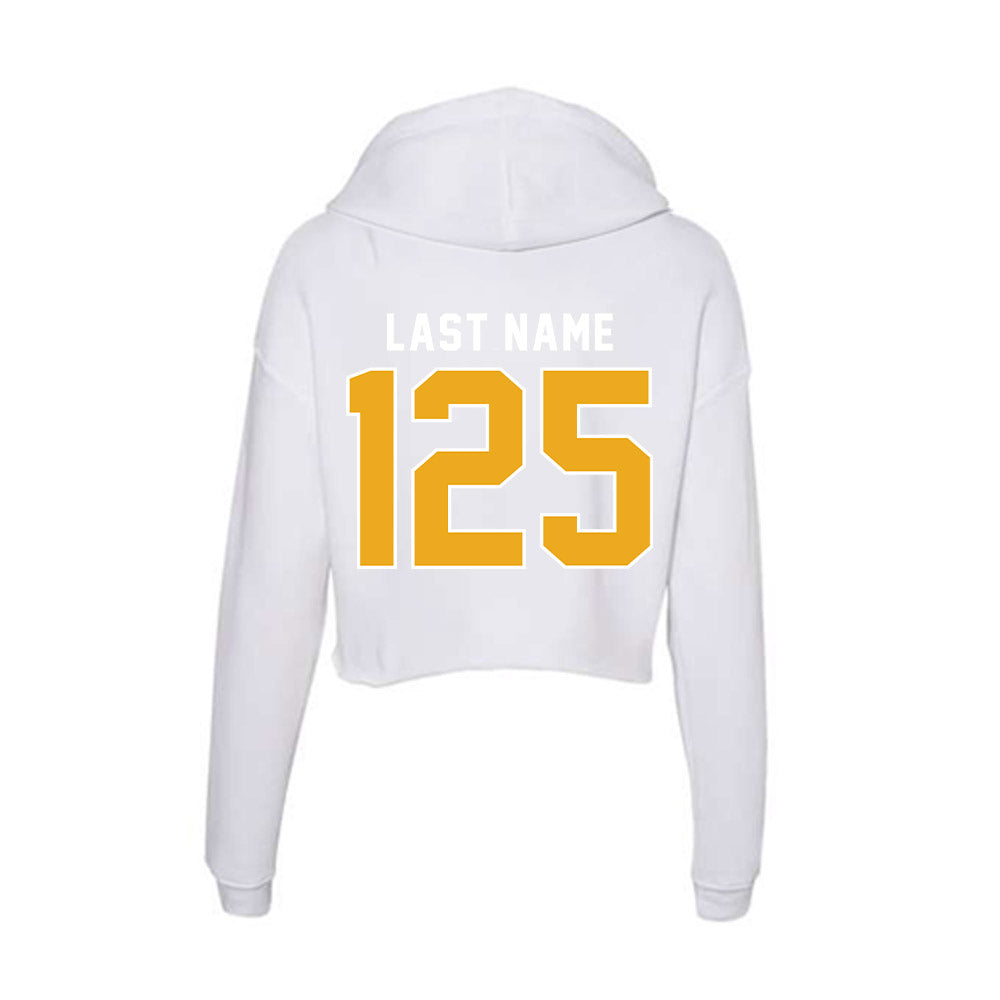 UTC - NCAA Wrestling : Easton Cooper - Women's Crop Fleece Hoodie-1