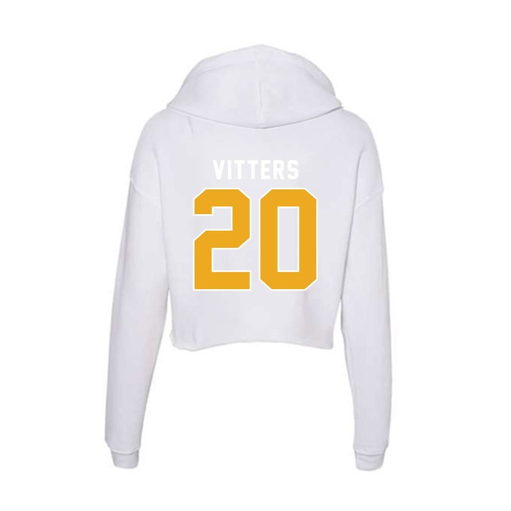 UTC - NCAA Men's Basketball : Liam Vitters - Women's Crop Fleece Hoodie-1