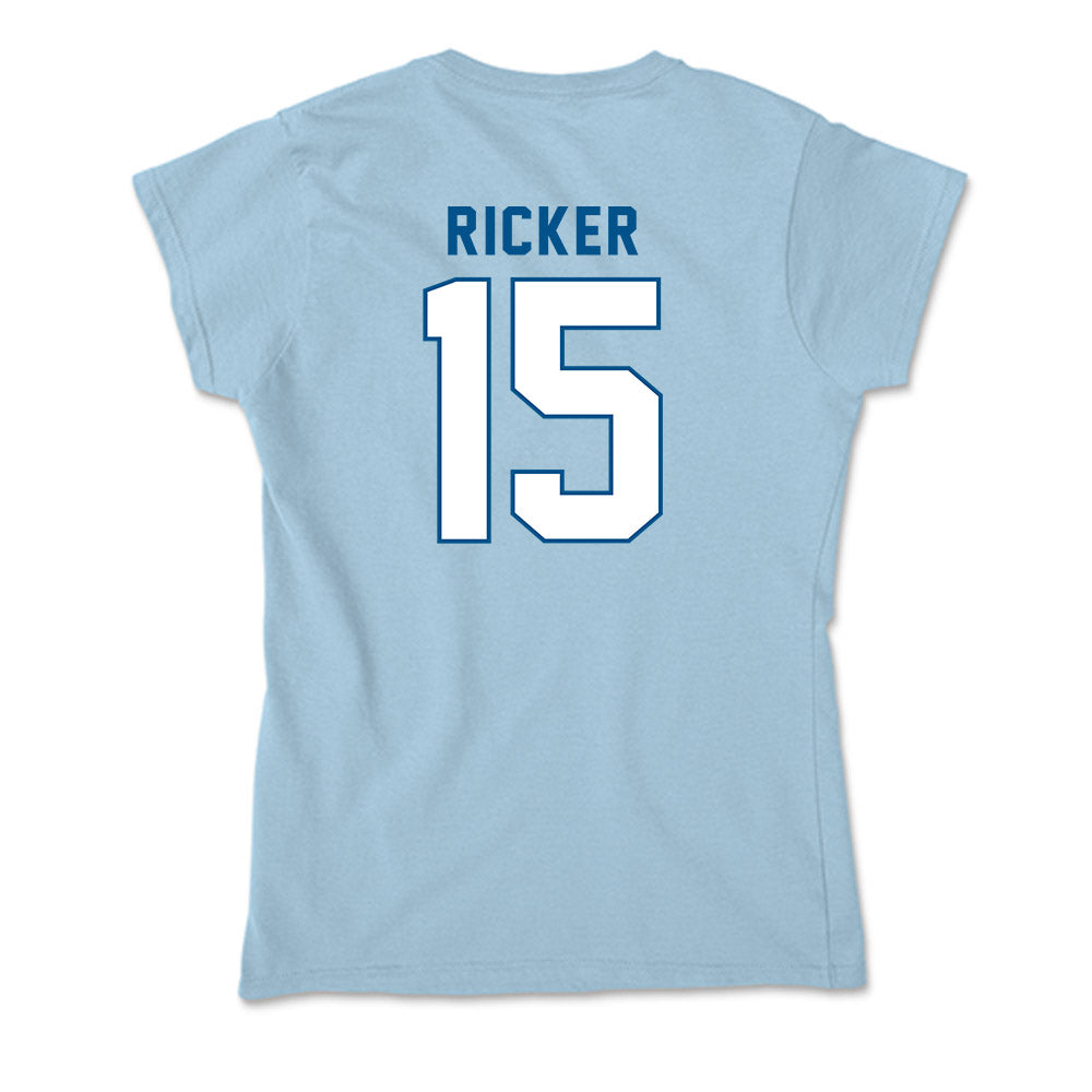 SSU - NCAA Women's Soccer : Ava Ricker - Soft Style Women’s T-Shirt-1
