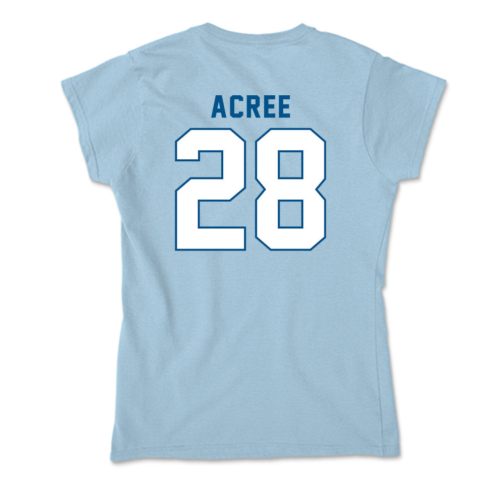 SSU - NCAA Women's Soccer : Kayleigh Acree - Soft Style Women’s T-Shirt-1