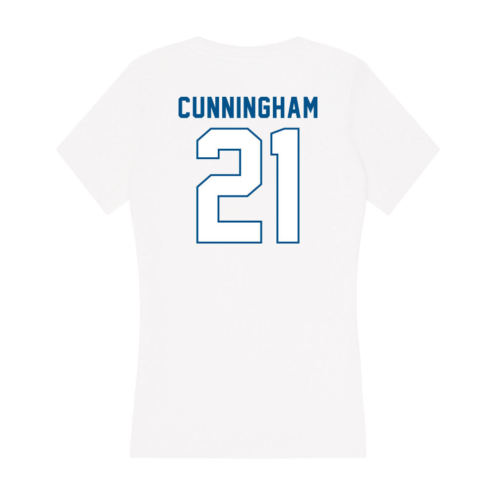 SSU - NCAA Men's Soccer : Jvon Cunningham - Women's V-Neck T-Shirt-1