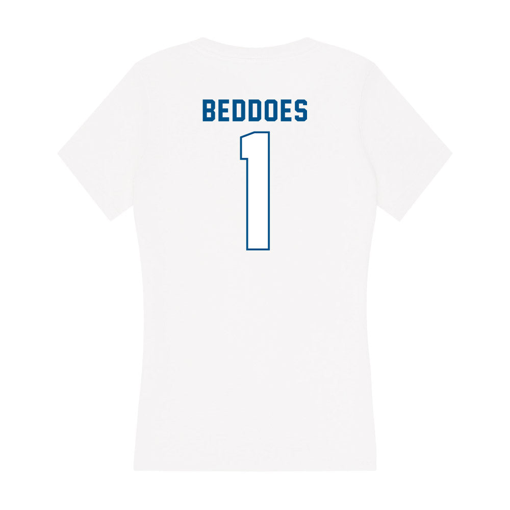 SSU - NCAA Women's Soccer : Ariana Beddoes - Women's V-Neck T-Shirt-1
