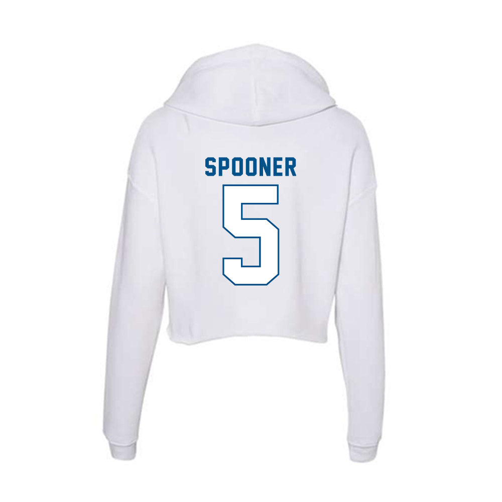 SSU - NCAA Women's Volleyball : Kaili Spooner - Women's Crop Fleece Hoodie-1