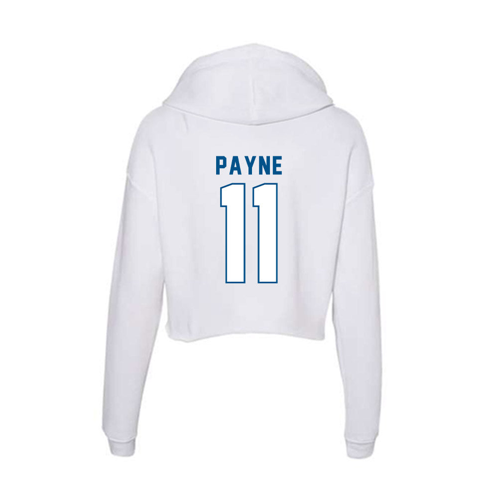 SSU - NCAA Women's Volleyball : Kya Payne - Women's Crop Fleece Hoodie-1