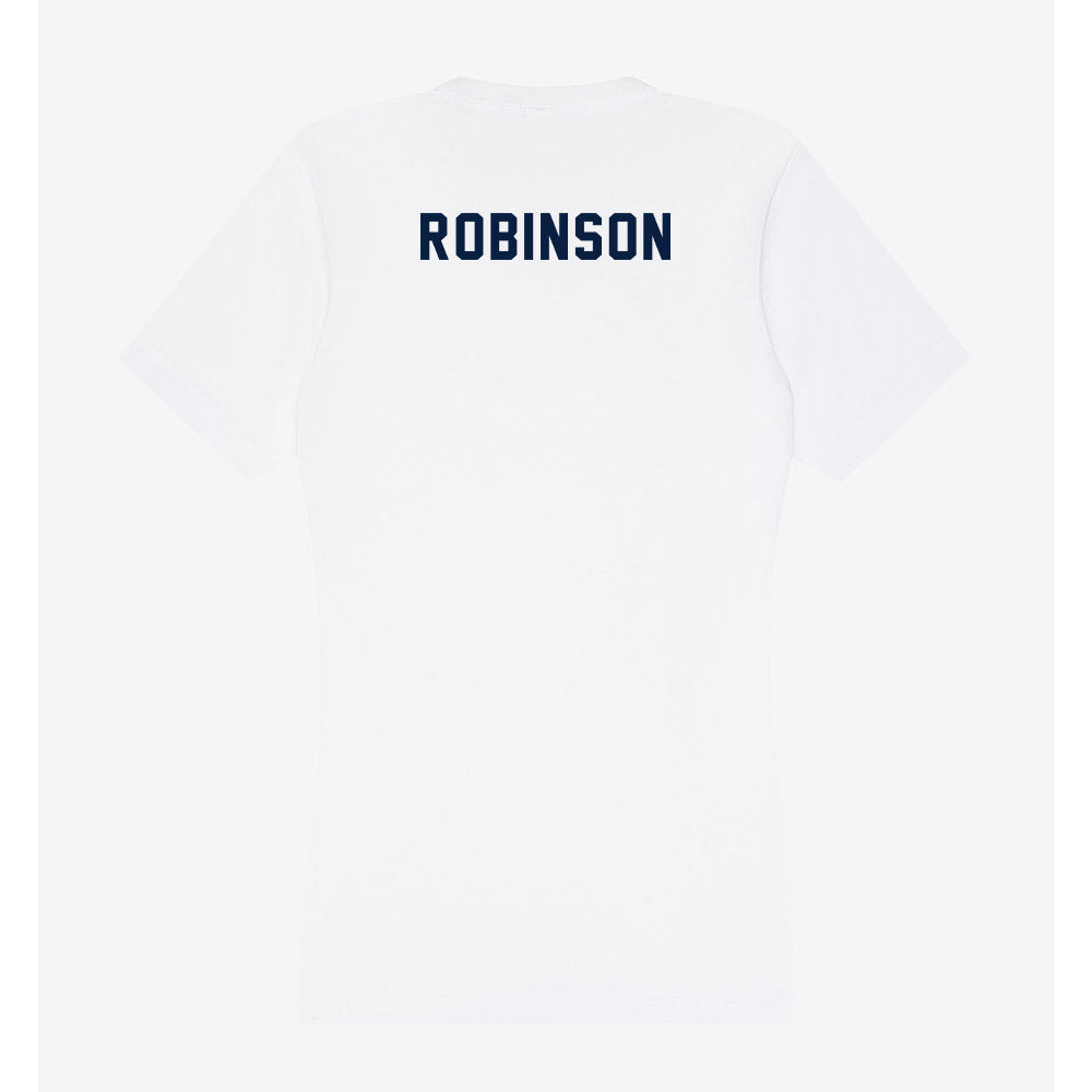 Akron - NCAA Cheerleading : Zak Robinson - Women's V-Neck T-Shirt-1