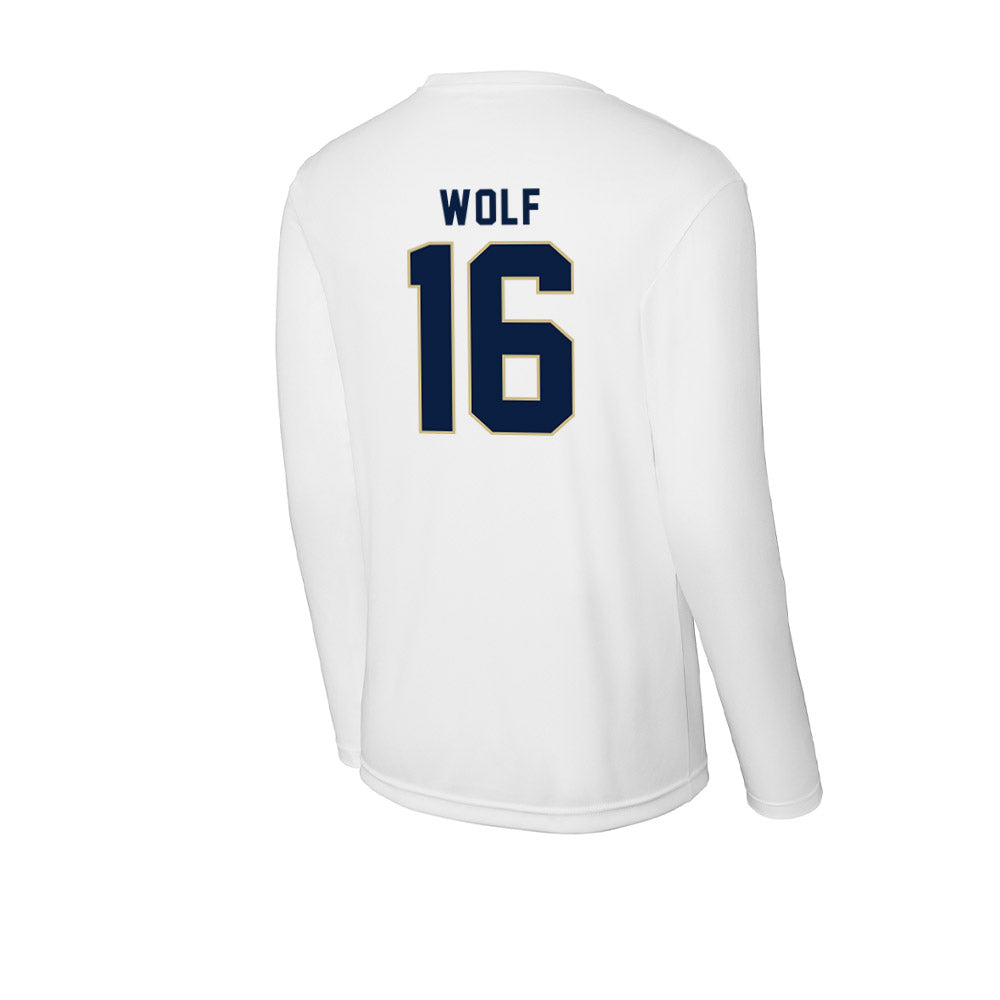 Akron - NCAA Women's Volleyball : Lyndi Wolf - Activewear Long Sleeve T-Shirt-1