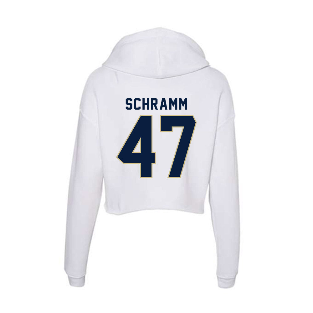 Akron - NCAA Football : Matt Schramm - Women's Crop Fleece Hoodie-1