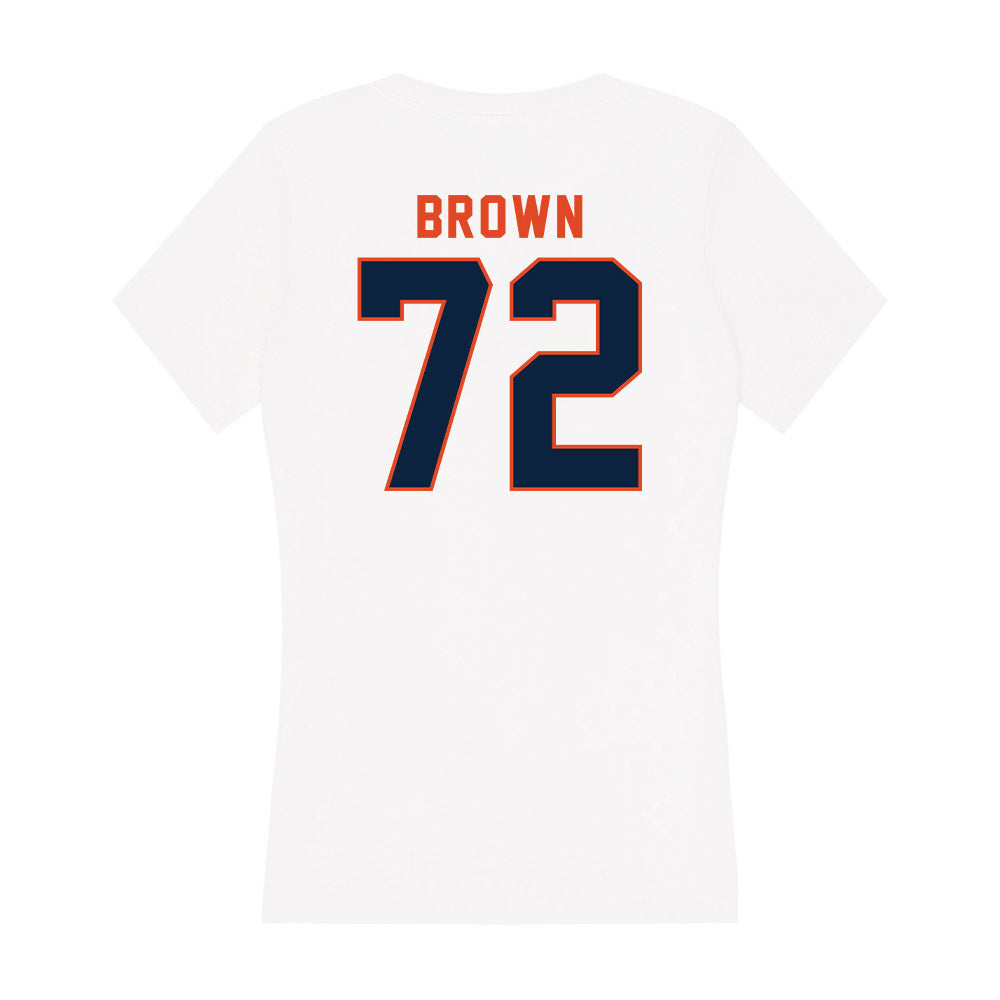 UTSA - NCAA Football : Briley Brown - Women's V-Neck T-Shirt-1