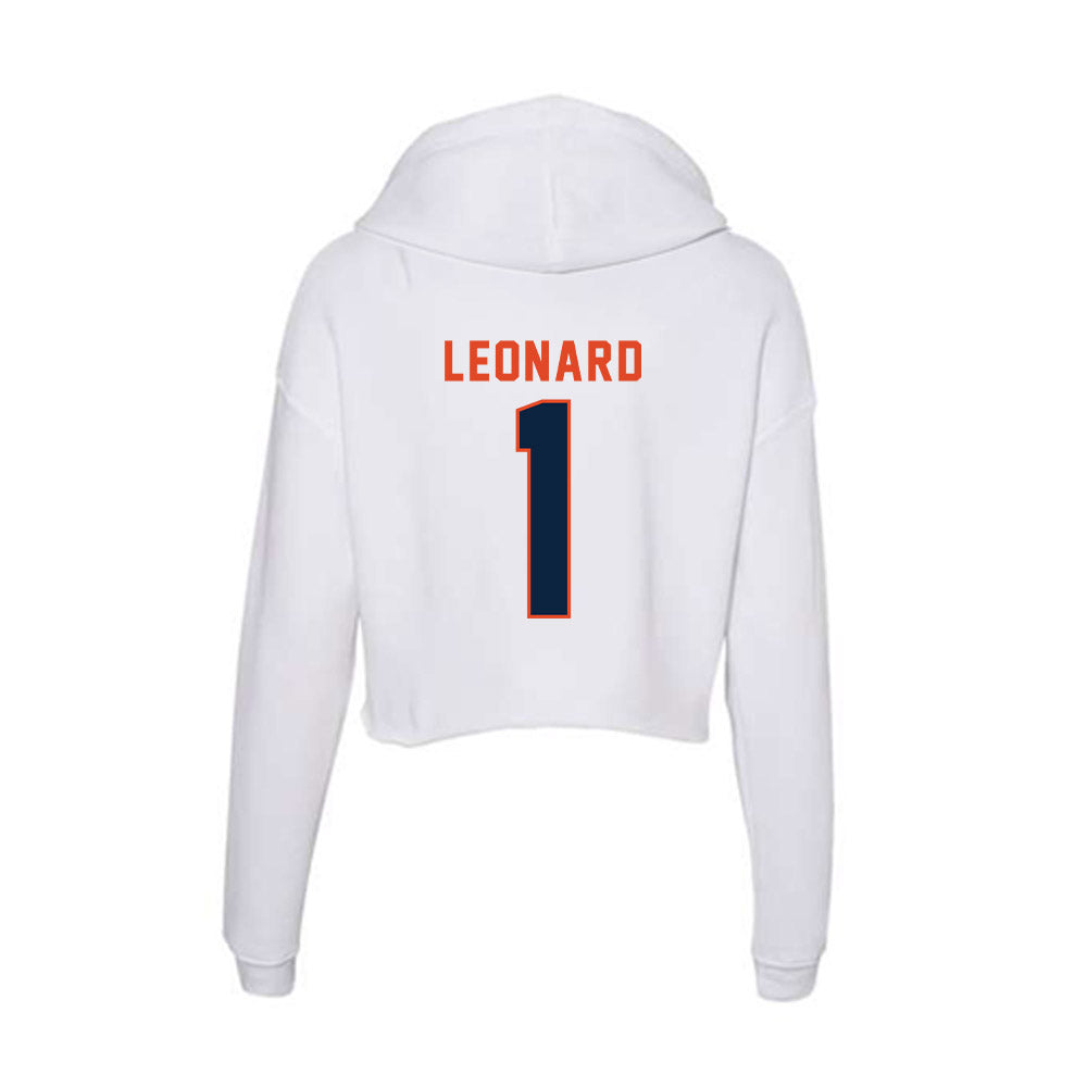 UTSA - NCAA Football : Tai Leonard - Women's Crop Fleece Hoodie-1