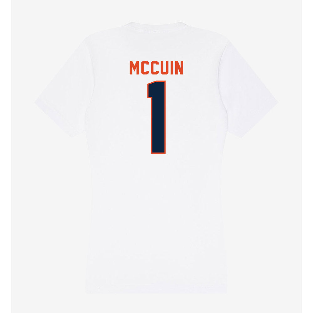 UTSA - NCAA Football : Devin McCuin - Women's V-Neck T-Shirt-1