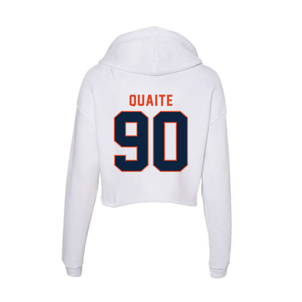 UTSA - NCAA Football : DJ Quaite - Women's Crop Fleece Hoodie-1