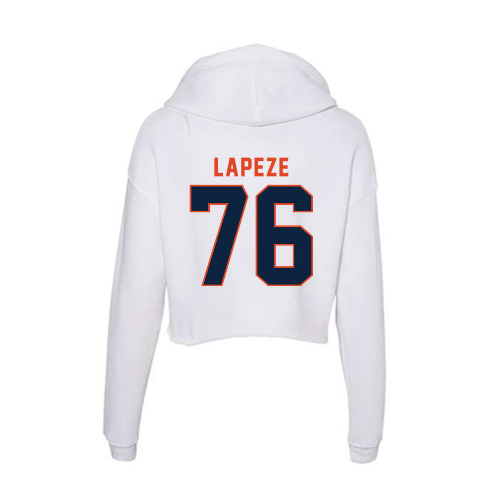 UTSA - NCAA Football : Luke Lapeze - Women's Crop Fleece Hoodie-1