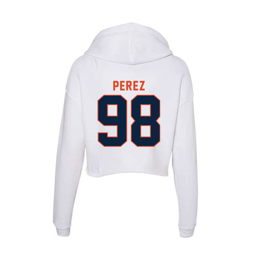 UTSA - NCAA Football : Jesse Perez - Women's Crop Fleece Hoodie-1