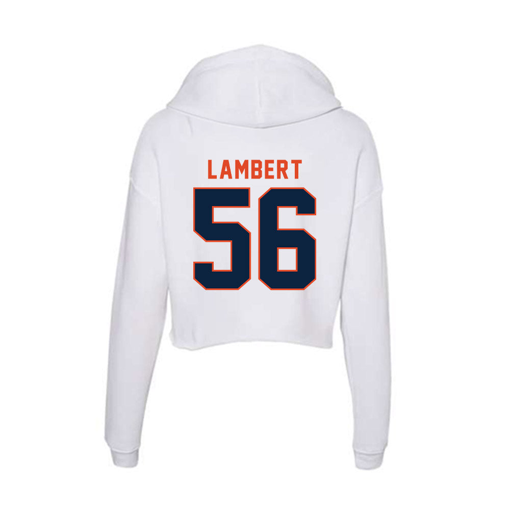 UTSA - NCAA Football : Matthew Lambert - Women's Crop Fleece Hoodie-1