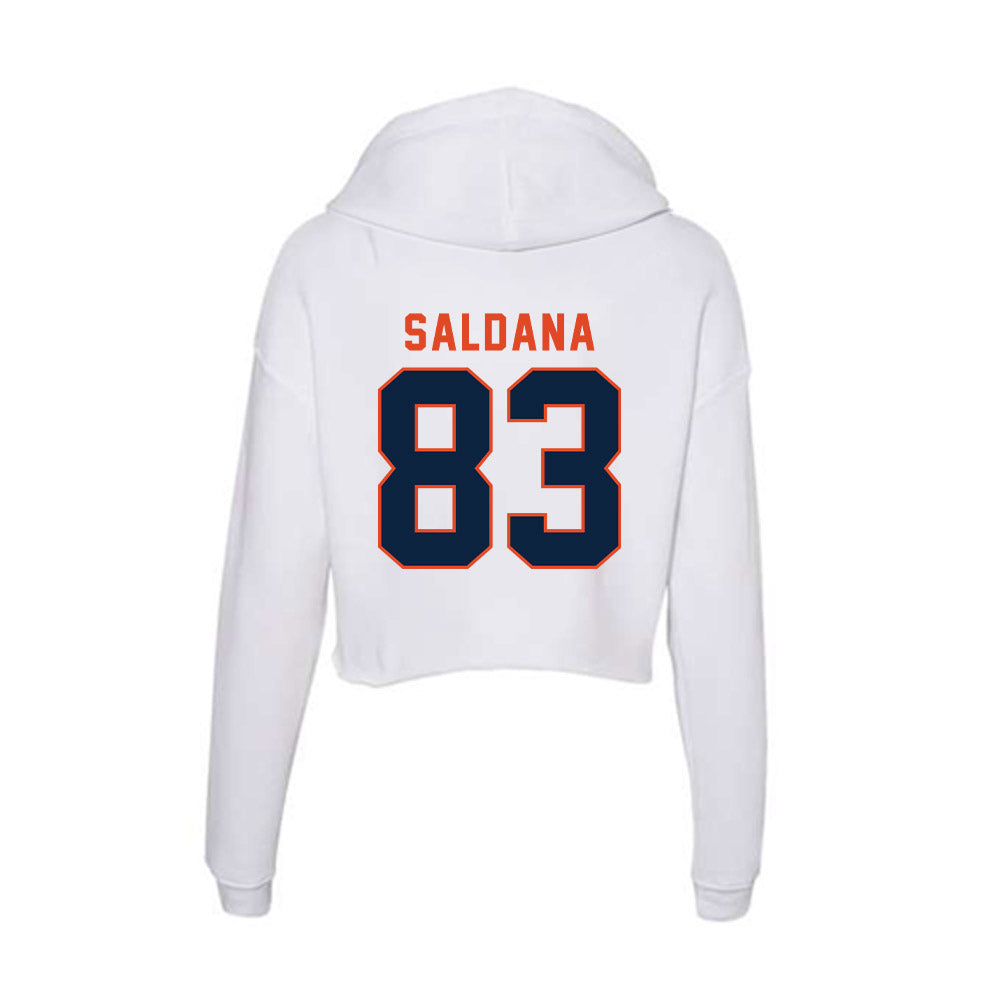UTSA - NCAA Football : Ezekiel Saldana - Women's Crop Fleece Hoodie-1