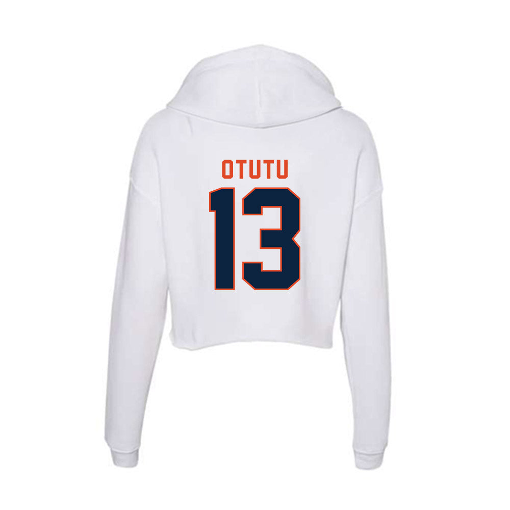 UTSA - NCAA Football : Chidera Otutu - Women's Crop Fleece Hoodie-1