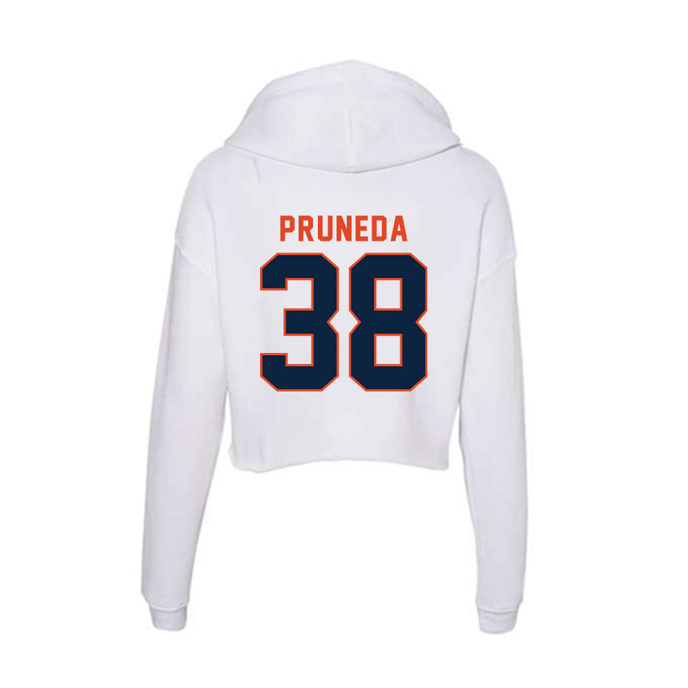 UTSA - NCAA Football : Alan Pruneda - Women's Crop Fleece Hoodie-1