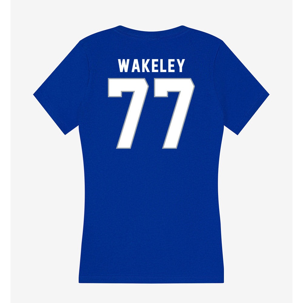 Seton Hall - NCAA Softball : Samantha Wakeley - Women's V-Neck T-Shirt-1
