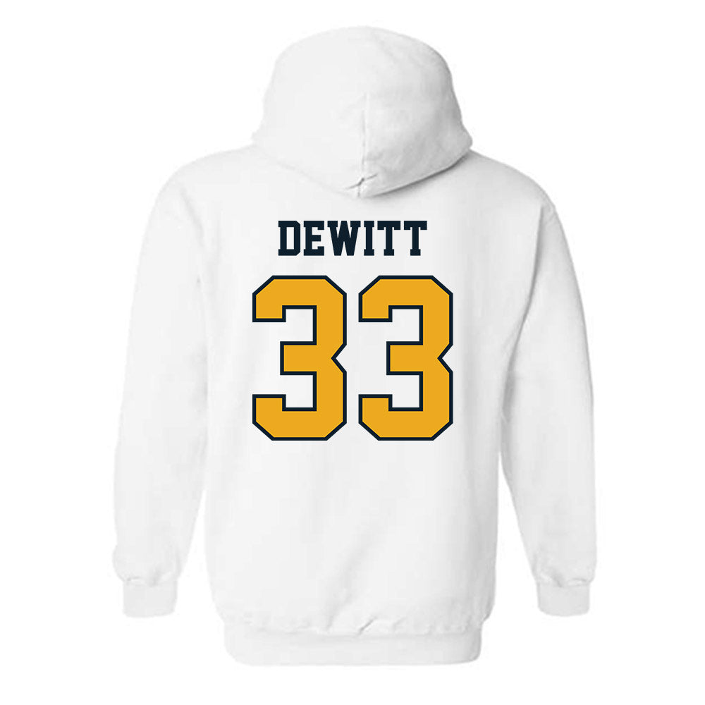 ETBU - NCAA Baseball : Jace DeWitt - Classic Shersey Hooded Sweatshirt-1