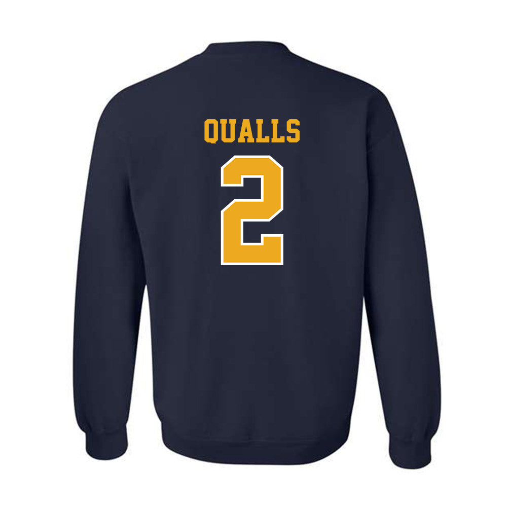 ETBU - NCAA Football : Justin Qualls - Classic Shersey Crewneck Sweatshirt-1