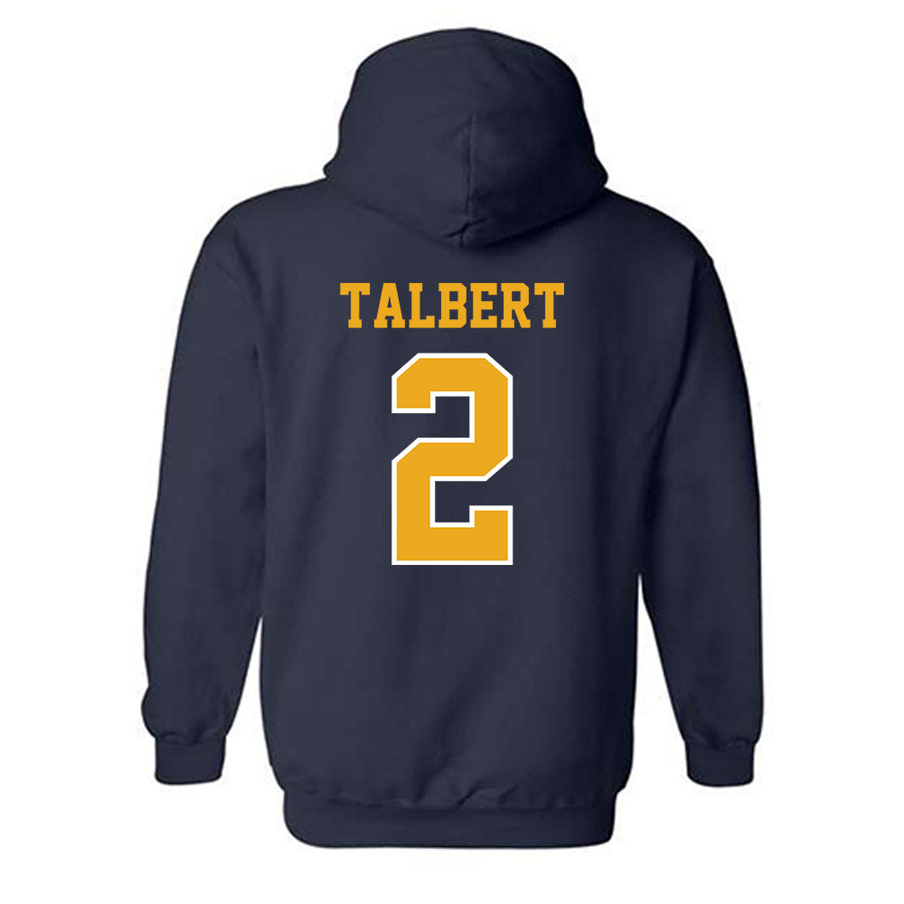 ETBU - NCAA Football : Jay Talbert - Classic Shersey Hooded Sweatshirt-1