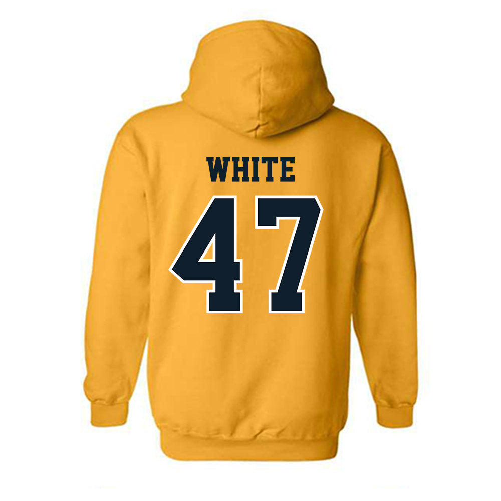 ETBU - NCAA Football : Mitchell White - Classic Shersey Hooded Sweatshirt-1