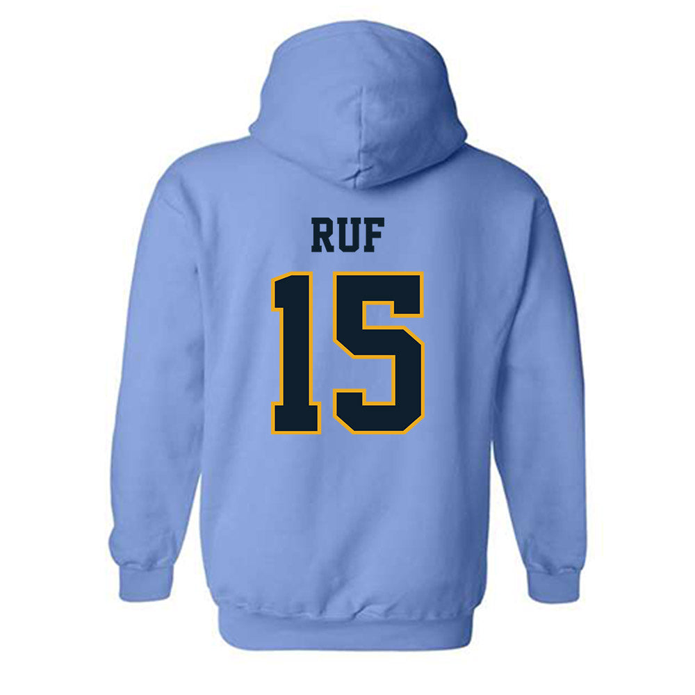 ETBU - NCAA Men's Ice Hockey : Timothy Ruf - Classic Shersey Hooded Sweatshirt-1