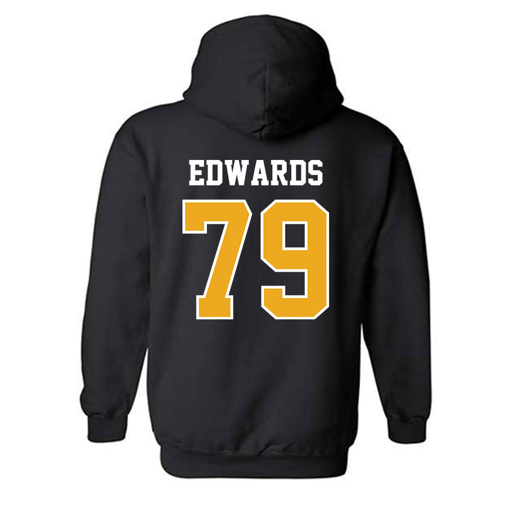 ETBU - NCAA Football : Reggie Edwards - Classic Shersey Hooded Sweatshirt-1
