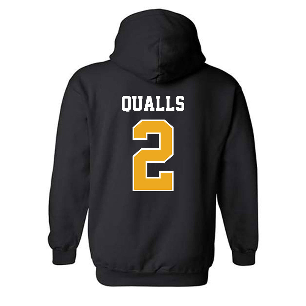 ETBU - NCAA Football : Justin Qualls - Classic Shersey Hooded Sweatshirt-1