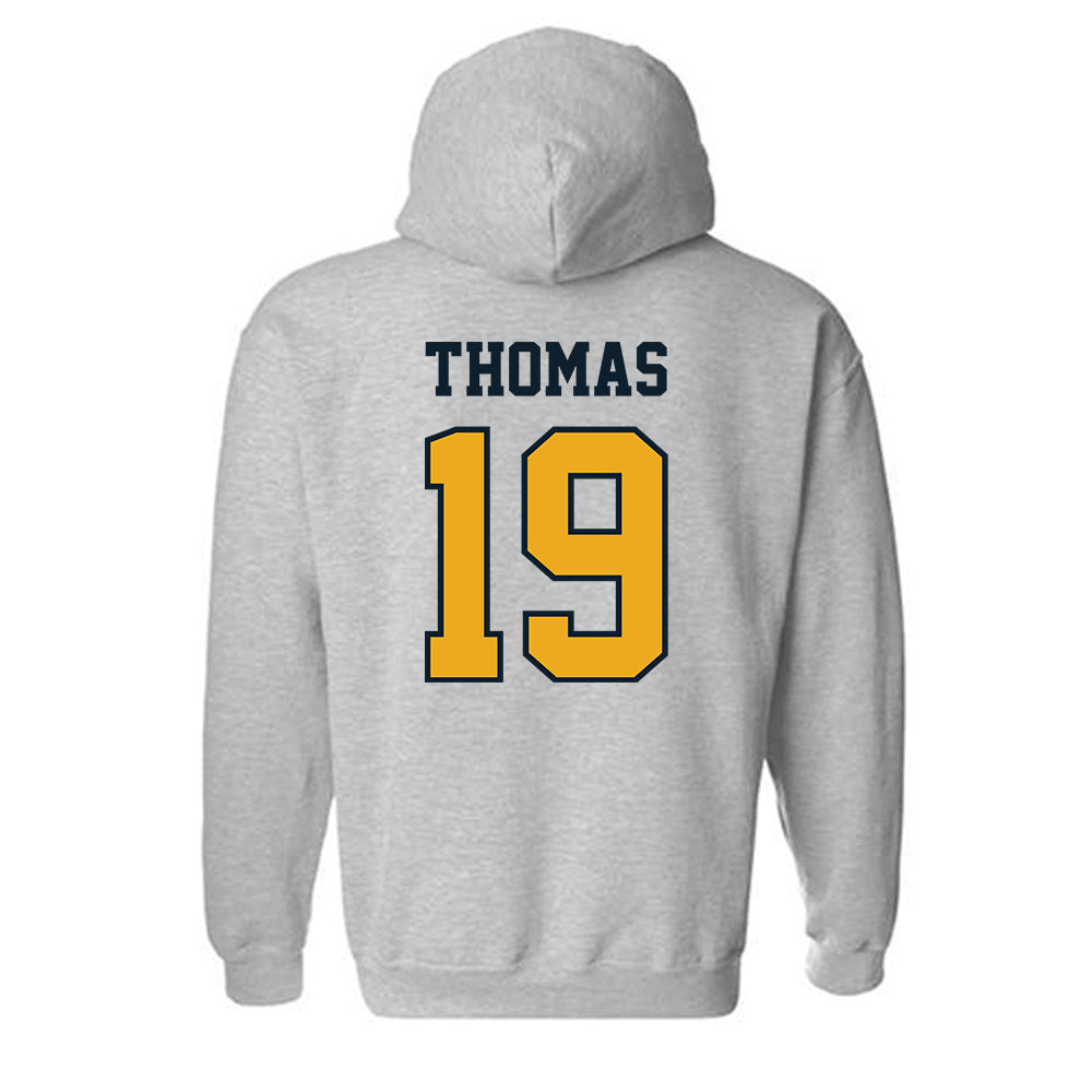 ETBU - NCAA Football : Zay Thomas - Classic Shersey Hooded Sweatshirt-1