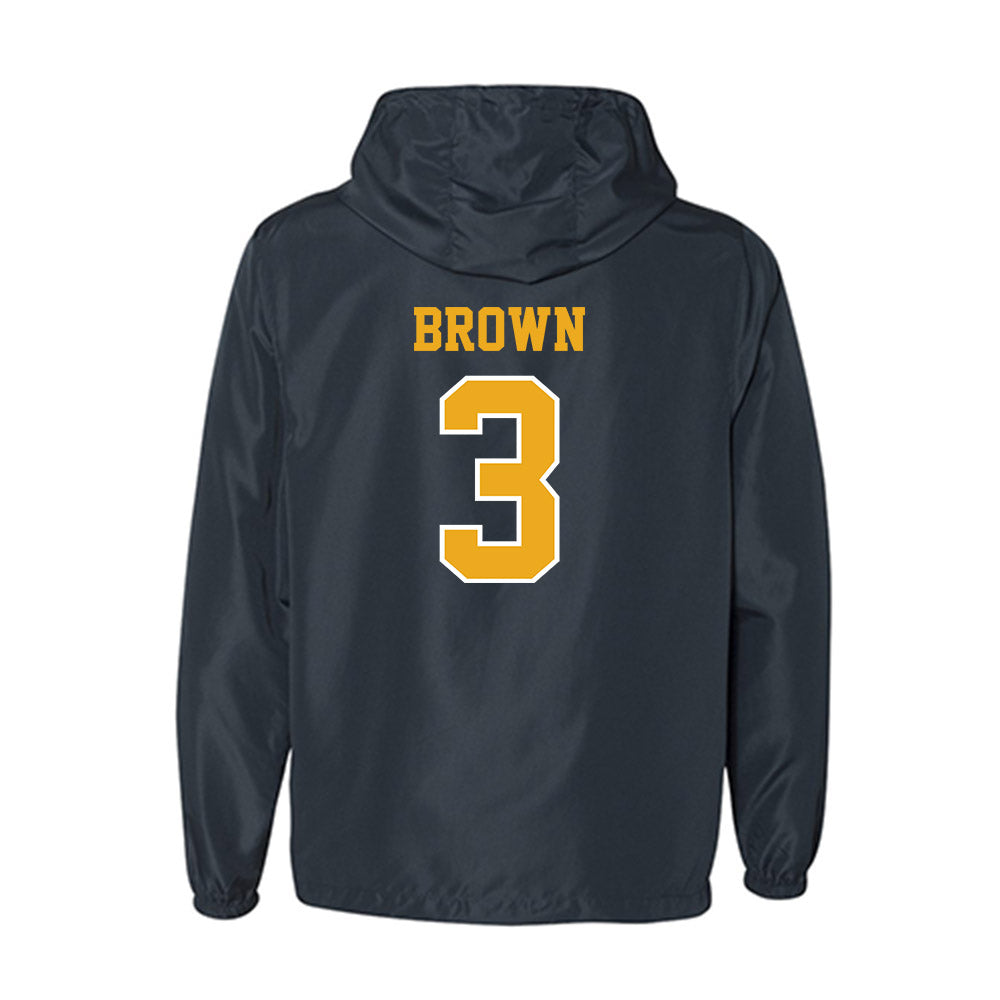 ETBU - NCAA Football : Navian Brown - Windbreaker-1