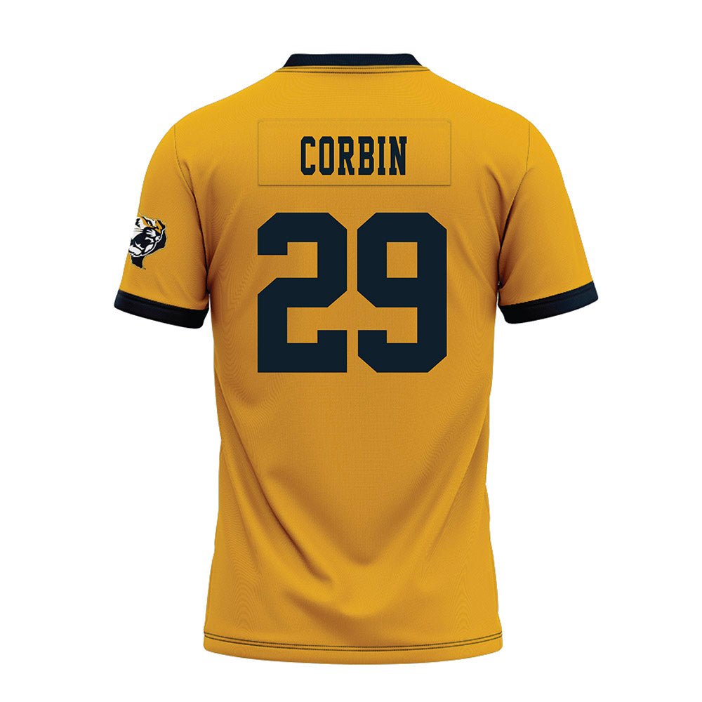ETBU - NCAA Football : Kyree Corbin - Gold Premium Football Jersey-1