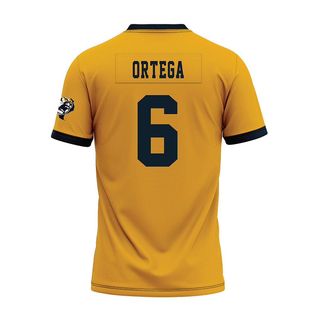 ETBU - NCAA Football : Bryson Ortega - Gold Premium Football Jersey-1