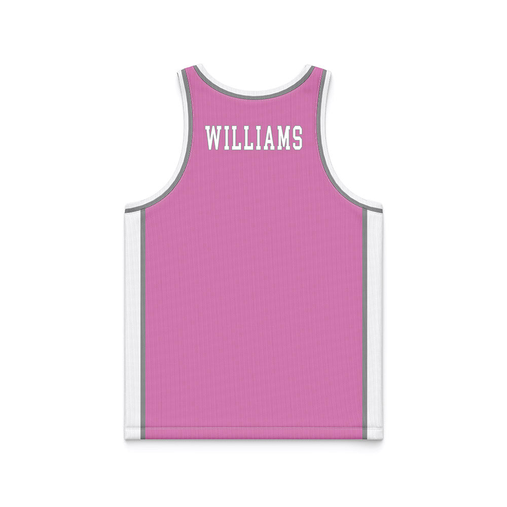 - NCAA Women's Basketball : Mondrea Williams - Pink Basketball Jersey-1