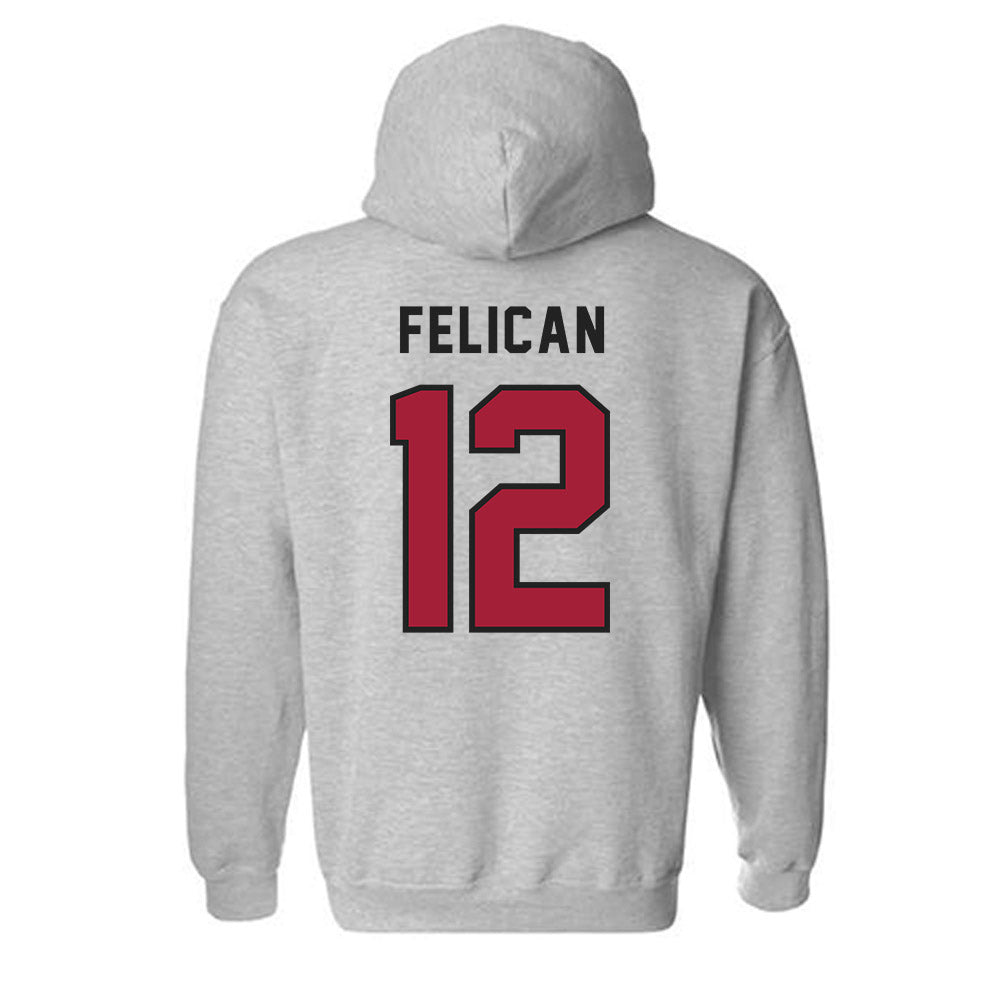 Lenoir Rhyne - NCAA Football : Legend Felican - Classic Shersey Hooded Sweatshirt-1