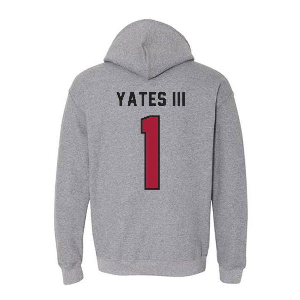 Lenoir Rhyne - NCAA Football : Songa Yates III - Classic Shersey Hooded Sweatshirt-1