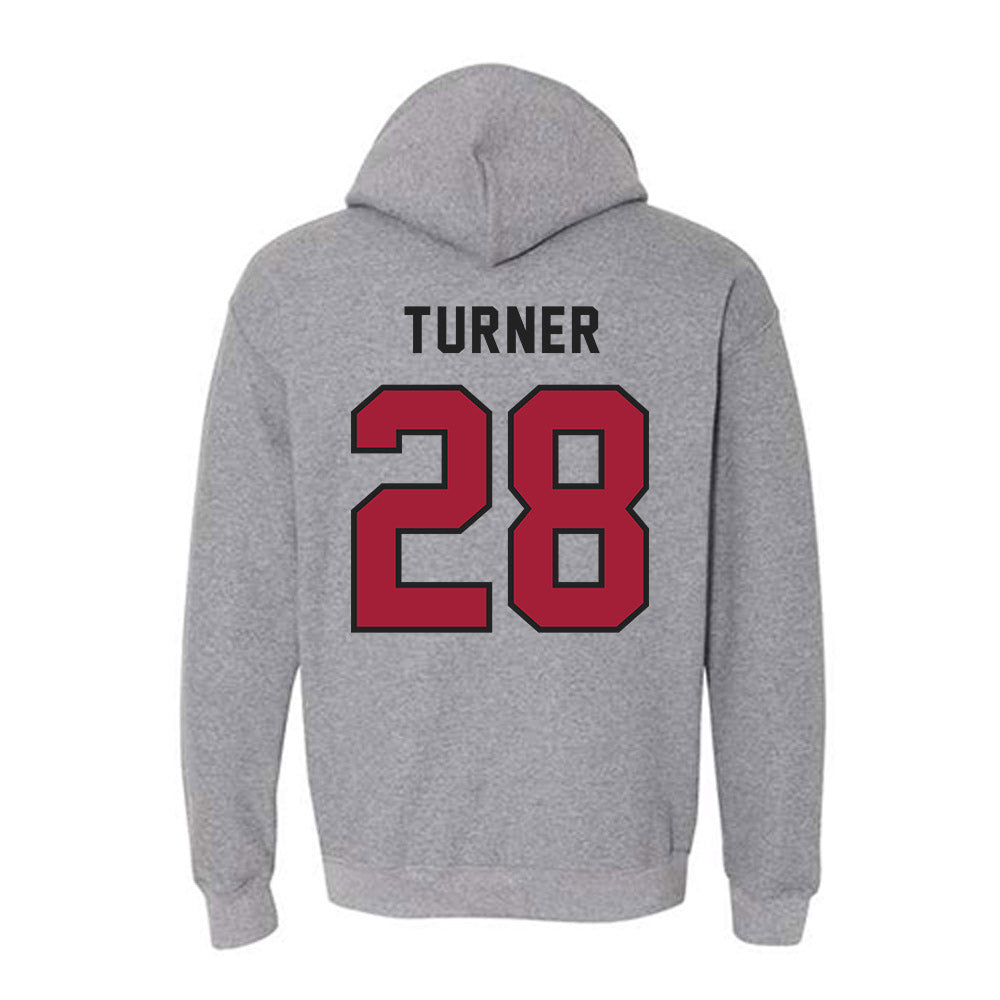 Lenoir Rhyne - NCAA Football : LJ Turner - Classic Shersey Hooded Sweatshirt-1