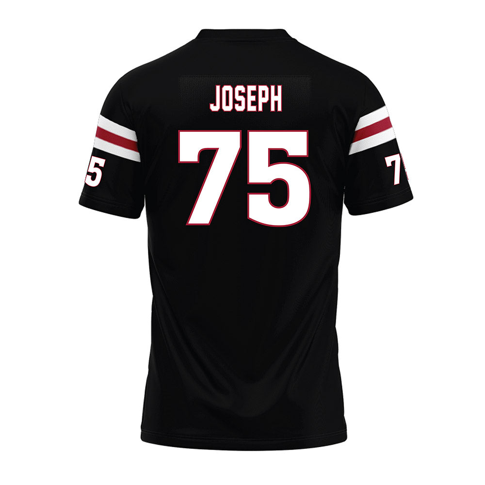 Lenoir Rhyne - NCAA Football : Rubens Joseph - Black Premium Football Jersey-1