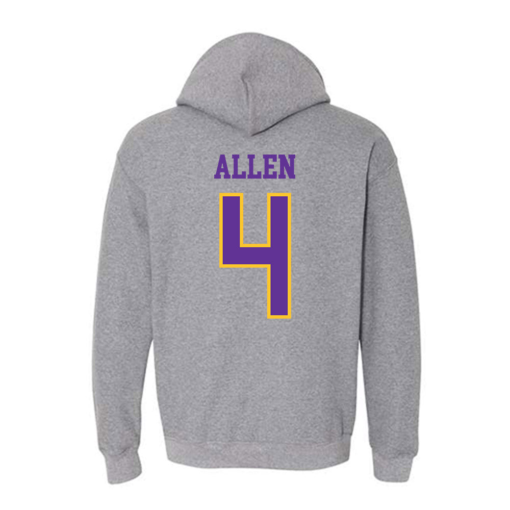 UWSP - NCAA Women's Lacrosse : Paige Allen - Classic Shersey Hooded Sweatshirt-1
