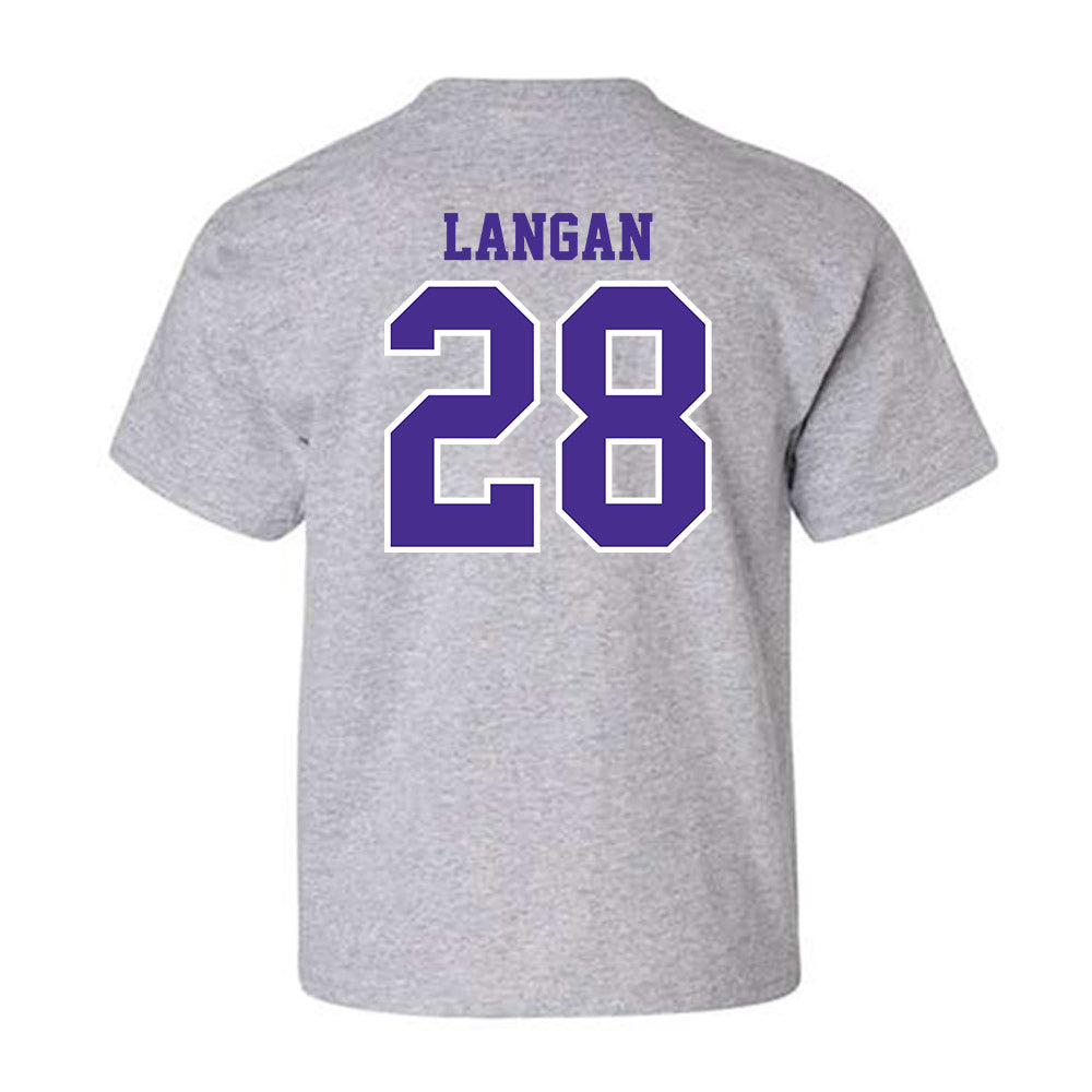 Winona - NCAA Baseball : John Langan - Classic Shersey Youth T-Shirt-1