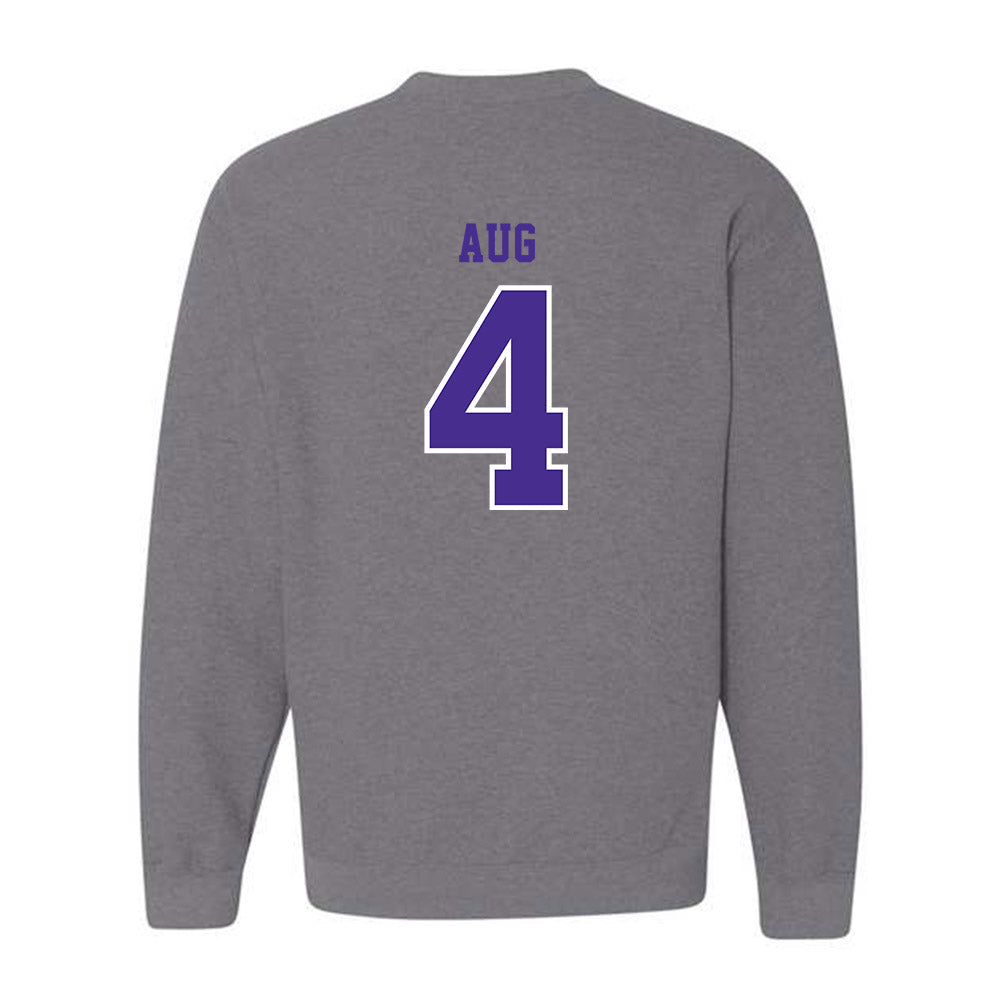 Winona - NCAA Baseball : Max Aug - Classic Shersey Crewneck Sweatshirt-1