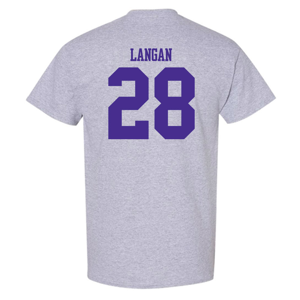 Winona - NCAA Baseball : John Langan - Classic Shersey T-Shirt-1