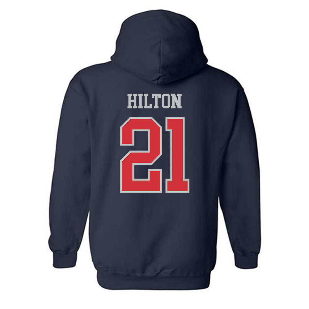 SMC - NCAA Baseball : Jake Hilton - Classic Shersey Hooded Sweatshirt-1