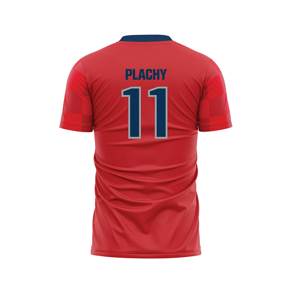 SMC - NCAA Women's Soccer : Kate Plachy - Red Soccer Jersey-1