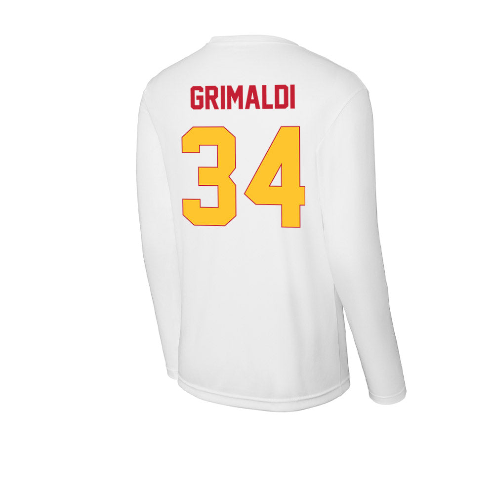 Ferris State - NCAA Men's Ice Hockey : Nick Grimaldi - Activewear Long Sleeve T-Shirt-1