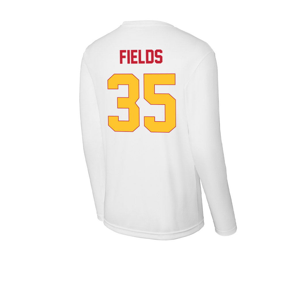 Ferris State - NCAA Football : Jerek Fields - Activewear Long Sleeve T-Shirt-1