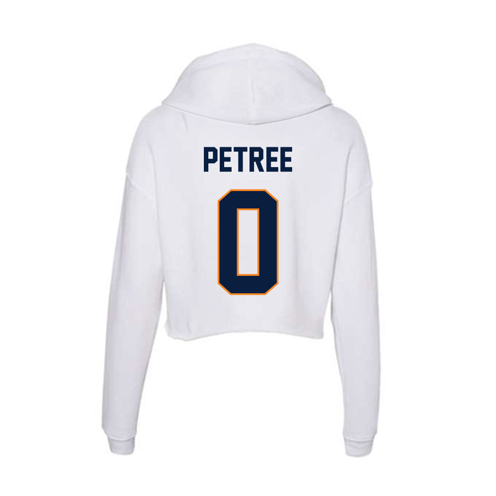 UTEP - NCAA Women's Basketball : Mahrianna Petree - Women's Crop Fleece Hoodie-1