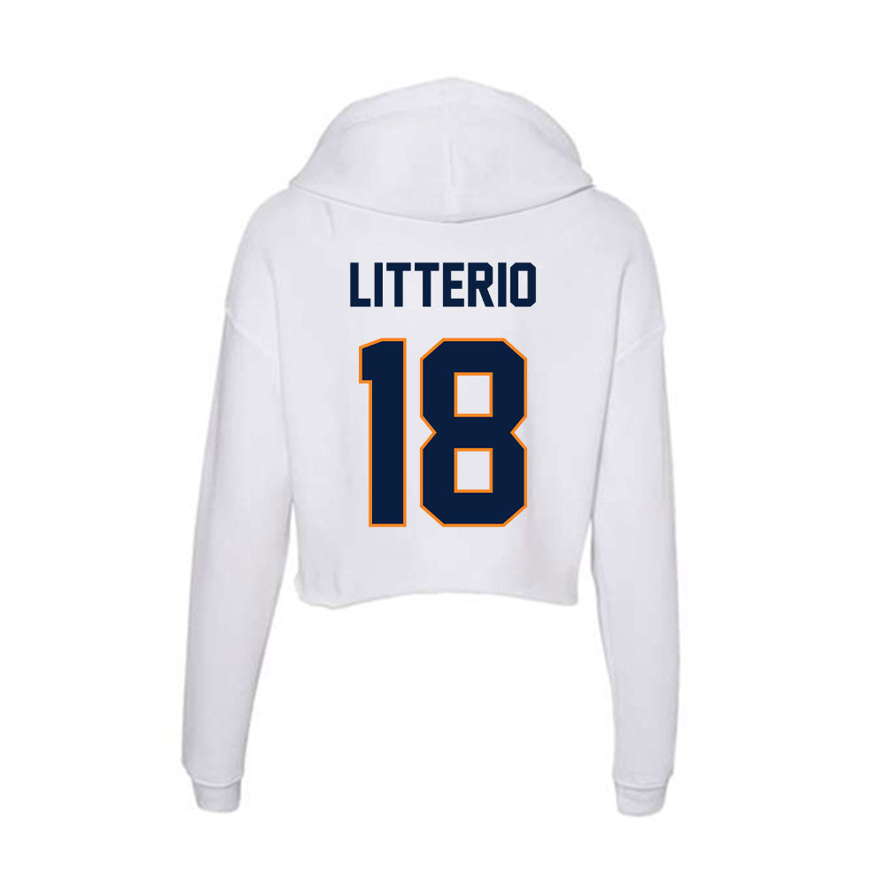 UTEP - NCAA Softball : Annika litterio - Women's Crop Fleece Hoodie-1