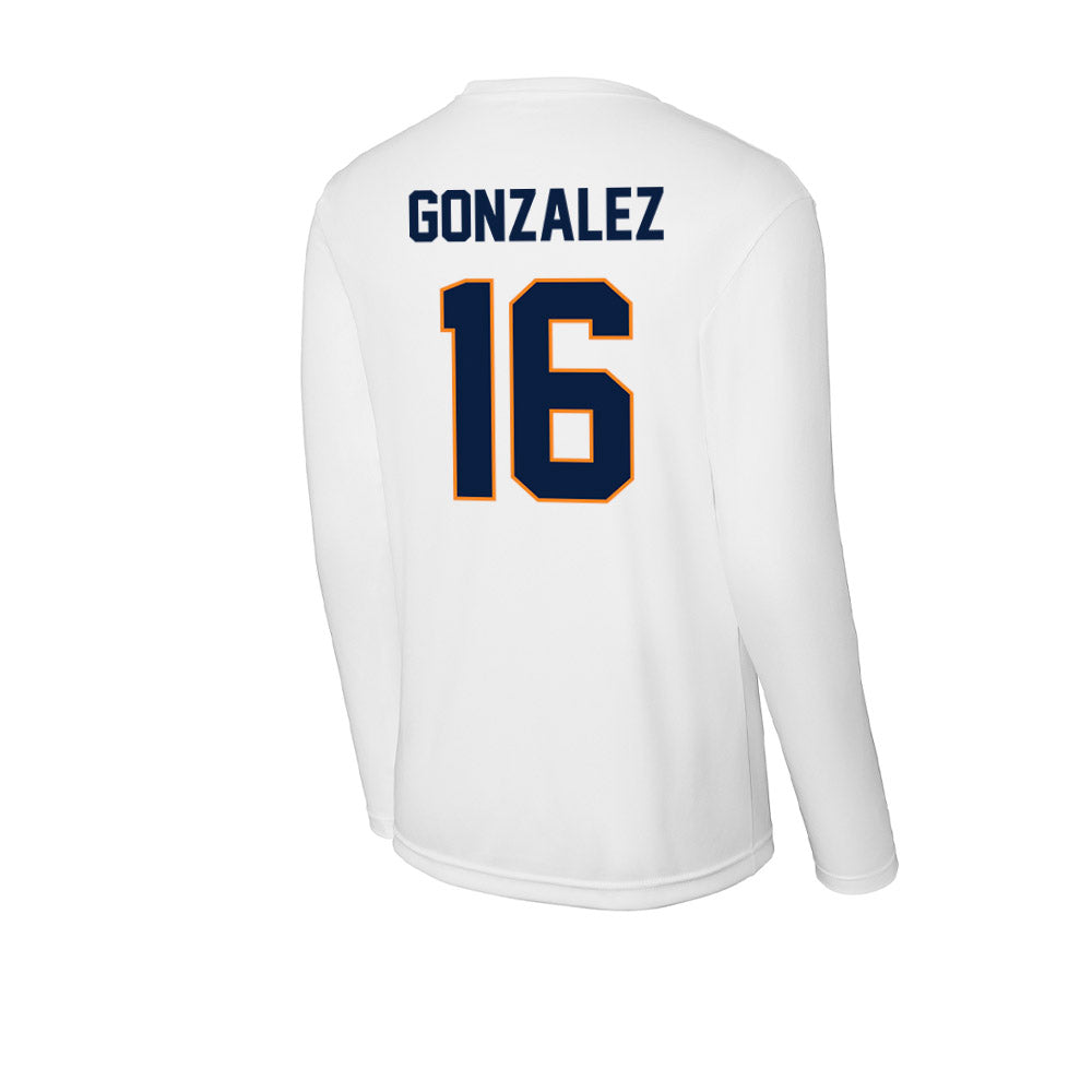 UTEP - NCAA Beach Volleyball : Alexa Gonzalez - Activewear Long Sleeve T-Shirt-1